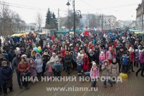 Блиновский разгуляй на ул. Рождественской в Нижнем Новгороде