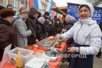 Блиновский разгуляй на ул. Рождественской в Нижнем Новгороде