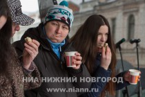 Блиновский разгуляй на ул. Рождественской в Нижнем Новгороде