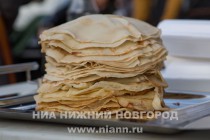 Блиновский разгуляй на ул. Рождественской в Нижнем Новгороде