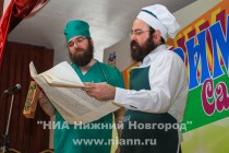 Главный раввин Нижнего Новгорода Шимон Бергман и раввин Дзержинска Менахем Рабинович (слева направо)