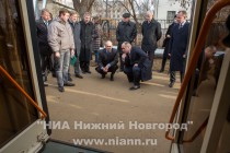 Четырехосный низкопольный трехсекционный трамвай был произведен на заводе Уралтрансмаш в Екатеринбурге