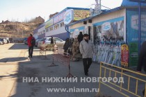 Территория ТЦ Форум в микрорайоне Кузнечиха Нижнего Новгорода