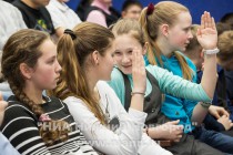 Спортсмены ответили на многочисленные вопросы учащихся