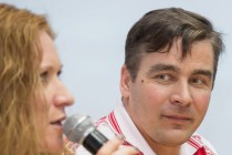 Трехкратная олимпийская чемпионка по синхронному плаванию Мария Кисилева и многократный призер Олимпийских игр по санному спорту Альберт Демченко