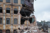 Снос комплекса зданий такелажной фабрики купца Кочетова в Нижнем Новгороде