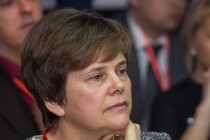 Лидер партии Гражданская Платформа Ирина Прохорова