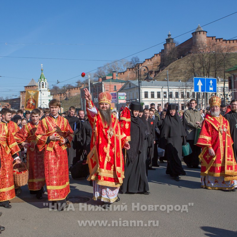 Митрополит Георгий возглавит традиционный Пасхальный крестный ход в Нижнем Новгороде 20 апреля