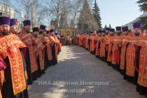 Традиционный Пасхальный крестный ход в Нижнем Новгороде