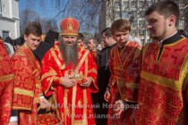 Традиционный Пасхальный крестный ход в Нижнем Новгороде