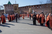 Традиционный Пасхальный крестный ход в Нижнем Новгороде