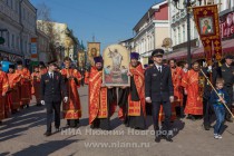 Традиционный Пасхальный крестный ход в Нижнем Новгороде