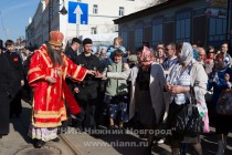 Традиционный Пасхальный крестный ход в Нижнем Новгороде