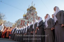 Традиционный Пасхальный крестный ход в Нижнем Новгороде
