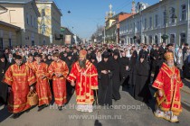 Традиционный Пасхальный крестный ход в Нижнем Новгороде