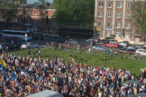 Митинг в поддержку ИП Каргина, перевозчика по маршруту Т-71, прошел в Нижнем Новгороде