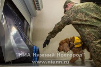 Пресс-тур на объекты приграничной таможенной инфраструктуры в международном аэропорту Стригино (Нижний Новгород)
