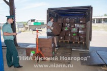 Пресс-тур на объекты приграничной таможенной инфраструктуры в международном аэропорту Стригино (Нижний Новгород)