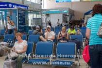 Пресс-тур на объекты приграничной таможенной инфраструктуры в международном аэропорту Стригино (Нижний Новгород)