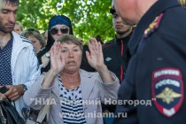 Митинг работников Канавинского рынка против ликвидации открытых рядов прошел в Нижнем Новгороде