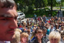 Митинг работников Канавинского рынка против ликвидации открытых рядов прошел в Нижнем Новгороде