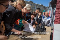 Работники Канавинского рынка собирают подписи против ликвидации открытых рядов