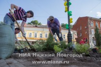 Открытие арт-объекта Рождественский маяк в Нижнем Новгороде