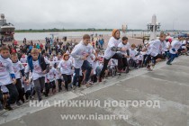 В забеге по Чкаловской лестнице, который традиционно проводится в честь Дня города, с каждым годом участвует все больше нижегородцев