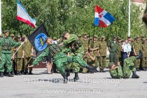 Закрытие первой смены оборонно-спортивного лагеря Гвардеец в Нижегородской области