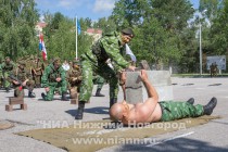Закрытие первой смены оборонно-спортивного лагеря Гвардеец в Нижегородской области