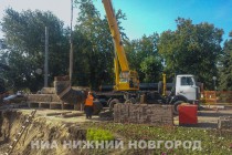 Реконструкция магистральной теплотрассы на пересечении улиц Коминтерна и 50-летия Победы