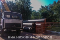 В настоящее время работы по замене труб ведутся в Нижнем Новгороде на 19 километрах теплосетей