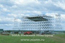 Монтаж  главной сцены и прилегающий к ней конструкций