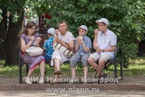 Жаркая погода установилась в Нижнем Новгороде