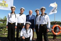 Открытие международной парусной регаты для детей в классе яхт Оптимист на Кубок губернатора Нижегородской области