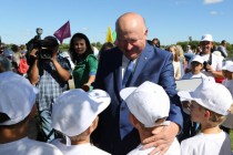 Открытие международной парусной регаты для детей в классе яхт Оптимист на Кубок губернатора Нижегородской области