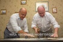 Уполномоченный по защите прав предпринимателей в Нижегородской области Павел Солодкий и управляющий ВТБ24 в Нижегородской области Георгий Гречин (слева направо)