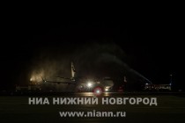 Торжественная встреча первого авиарейса из Хельсинки авиакомпании Finnair в нижегородском аэропорту Стригино