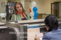 Пассажиры проходят регистрацию на первый авиарейс из Нижнего Новгорода в Хельсинки авиакомпании Finnair в нижегородском аэропорту Стригино