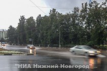 Проливные дожди второй день испытывают нижегородцев