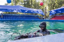 В настоящий момент в дельфинарии смонтированы и установлены трибуны на 500 посадочных мест и акватория бассейна для содержания млекопитающих