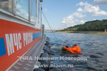 Тактико-специальные учения по спасению людей с условно опрокинувшегося пассажирского судна