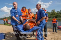 Тактико-специальные учения по спасению людей с условно опрокинувшегося пассажирского судна