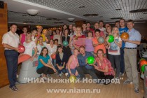 Соревнования по боулингу среди нижегородских СМИ