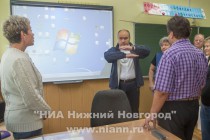 Глава администрации Нижнего Новгорода Олег Кондрашов пообщался с преподавателями школы