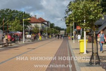 Ул. Басанавичяуса в Паланге - одно из любимых мест отдыхающих