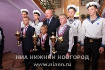 Рабочий визит врио губернатора Нижегородской области Валерия Шанцева в общеобразовательную школу №1  в г.о.г Бор