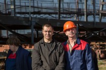 Торжественная церемония спуска на воду нового танкера RST-27 на ОАО Завод Красное Сормово