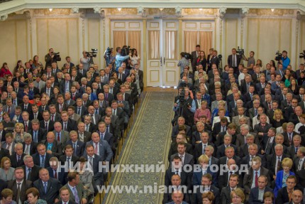 Торжественная церемония вступления Валерия Шанцева в должность губернатора Нижегородской области прошла на Нижегородской ярмарке