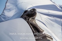 Памятник Петру I торжественно открылся на Нижневолжской набережной в Нижнем Новгороде